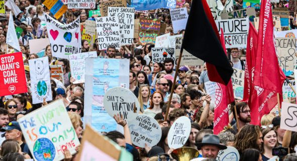 Australians Rally For Climate Action As Part Of Global Climate Strike